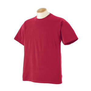 Authentic Pigment Youth 5.6 oz. Pigment-Dyed and Direct-Dyed Ringspun T-Shirt - Dark/All Poppy