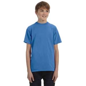 Custom Promotional Authentic Pigment Youth 5.6 oz. Pigment-Dyed and Direct-Dyed Ringspun T-Shirt - Dark/All