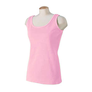 Authentic Pigment Women's 5.6 oz. Pigment-Dyed and Direct-Dyed Tank - Dark/All Pink