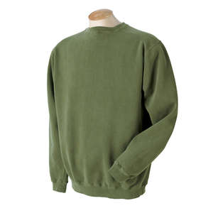 Authentic Pigment 11 oz. Pigment-Dyed Fleece Crew Sweatshirt - Dark/All Hemp