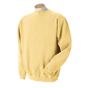 Authentic Pigment 11 oz. Pigment-Dyed Fleece Crew Sweatshirt - Dark/All Goldenrod