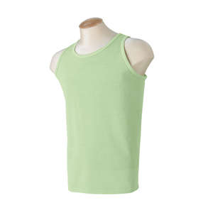 Authentic Pigment 5.6 oz. Pigment-Dyed Tank - Dark/All Celery