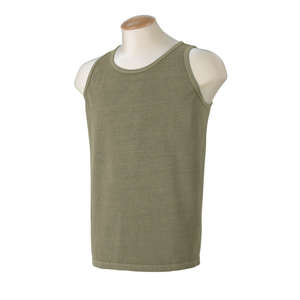 Authentic Pigment 5.6 oz. Pigment-Dyed Tank - Dark/All Khaki, Green