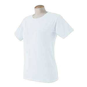 Authentic Pigment Women's 5.6 oz. Pigment-Dyed and Direct-Dyed Ringspun T-Shirt - Dark/All White