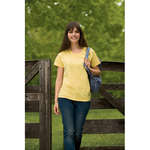 Personalized T-Shirts - Authentic Pigment Women's 5.6 oz. Pigment-Dyed and Direct-Dyed Ringspun T-Shirt - Dark/All