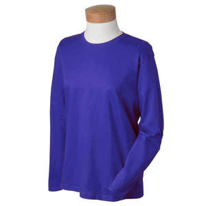 Gildan Women's 6.1 oz. Ultra Cotton Long-Sleeve T-Shirt - Dark/Colors