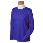 Personalized Ladies T-Shirts - Gildan Women's 6.1 oz. Ultra Cotton Long-Sleeve T-Shirt - Dark/Colors