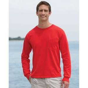 Gildan 6.1 oz. Ultra Cotton Long-Sleeve Pocket T-Shirt - Dark/Colors 