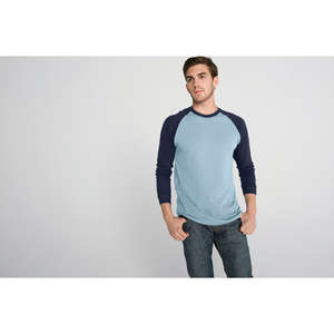 Custom Promotional Canvas Men's Hawthorne Baseball T-Shirt - Dark/All