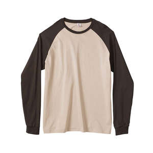Canvas Men's Hawthorne Baseball T-Shirt - Dark/All Tan/Brown
