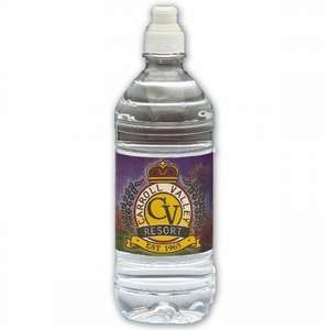 Custom Promotional Sports Cap Bottled Water - 16.9oz