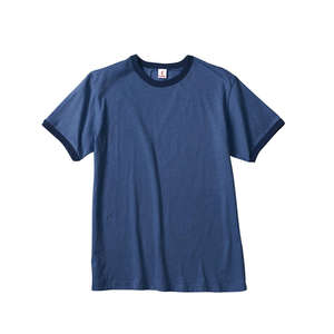 Canvas Men's Robertson Heather Ringer T-Shirt - Dark/All Blue, Heathered Navy/Blue, Midnight