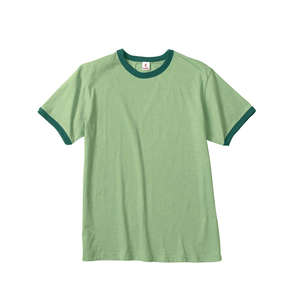 Canvas Men's Robertson Heather Ringer T-Shirt - Dark/All Green, Heathered/Green, Forest