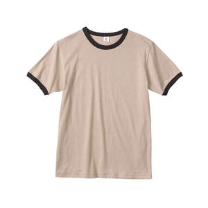 Canvas Men's Robertson Heather Ringer T-Shirt - Dark/All Tan, Heathered/Brown