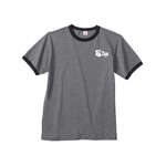 Promotional Apparel - Canvas Men's Robertson Heather Ringer T-Shirt - Dark/All