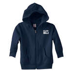 Custom Infants & Toddlers - Rabbit Skins Toddler Full-Zip Hoodie - Dark/All