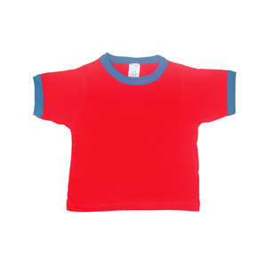 Rabbit Skins Toddler Ringer T-Shirt - Dark/Colors Red/Blue, Royal
