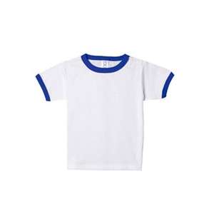 Custom Promotional Rabbit Skins Toddler Ringer T-Shirt - White/Neutral
