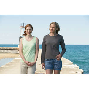 LA T Sportswear Women's Combed Ringspun Long-Sleeve T-Shirt - Dark/Colors
