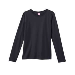 LA T Sportswear Women's Combed Ringspun Long-Sleeve T-Shirt - Dark/Colors Black