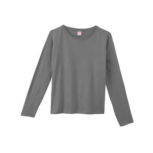 LA T Sportswear Women's Combed Ringspun Long-Sleeve T-Shirt - Dark/Colors Charcoal