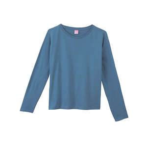 LA T Sportswear Women's Combed Ringspun Long-Sleeve T-Shirt - Dark/Colors Blue, Indigo