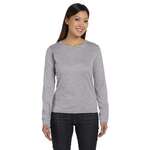 Promotional T-Shirts - LA T Sportswear Women's Combed Ringspun Long-Sleeve T-Shirt - Dark/Colors