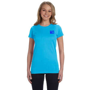 Custom Promotional LA T Sportswear Women's Ringspun Longer Length T-Shirt - Dark/Colors