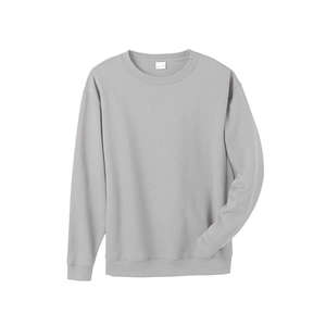 Anvil Organic Cotton/Recycled Polyester Crewneck Fleece - Dark/Colors Gray, Heather