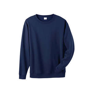 Anvil Organic Cotton/Recycled Polyester Crewneck Fleece - Dark/Colors Blue, Navy
