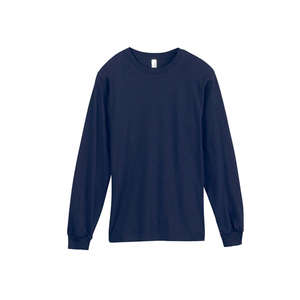 Anvil Organic Long-Sleeve T-Shirt - Dark/Colors Blue, Navy