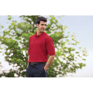 Custom Promotional Anvil 100% Organic Ringspun Cotton Pique Sport Shirt - Dark/Colors
