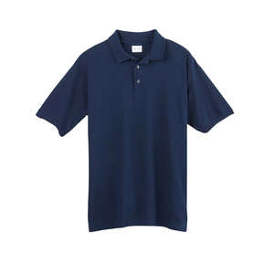 Anvil 100% Organic Ringspun Cotton Pique Sport Shirt - Dark/Colors Blue, Navy