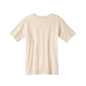 Anvil Organic Cotton in Conversion Blend Short-Sleeve T-Shirt - White/Neutral Natural