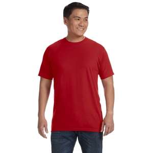 Custom Promotional Anvil Organic Cotton in Conversion Blend Short-Sleeve T-Shirt - Dark/Colors