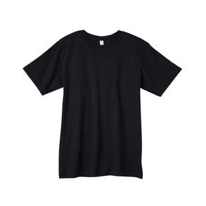 Anvil Organic Cotton in Conversion Blend Short-Sleeve T-Shirt - Dark/Colors Black