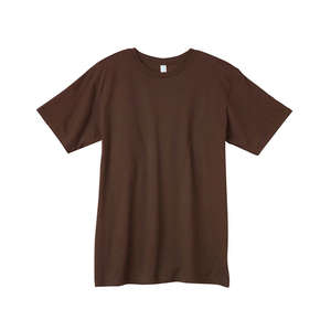 Anvil Organic Cotton in Conversion Blend Short-Sleeve T-Shirt - Dark/Colors Chocolate