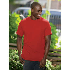 Anvil Organic Cotton in Conversion Blend Short-Sleeve T-Shirt - Dark/Colors 