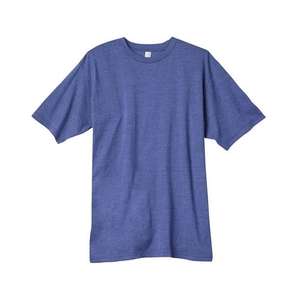 Anvil Organic Cotton in Conversion Blend Short-Sleeve T-Shirt - Light/Heather Blue, Heather