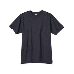 Anvil Organic Cotton in Conversion Blend Short-Sleeve T-Shirt - Light/Heather Black, Heather