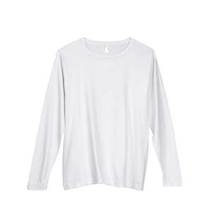 Custom Promotional Anvil Women's 5.4 oz. Long-Sleeve T-Shirt - White/Neutral