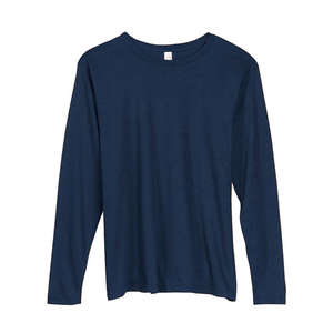 Anvil Women's 5.4 oz. Long-Sleeve T-Shirt - Dark/Colors Blue, Navy