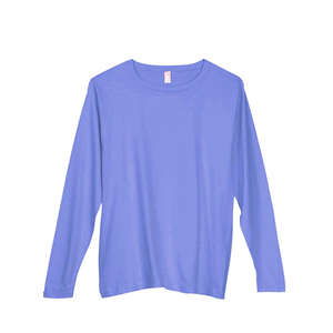 Anvil Women's 5.4 oz. Long-Sleeve T-Shirt - Dark/Colors Violet