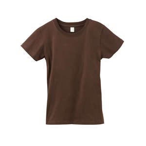 Anvil Women's Organic Ringspun Fashion Fit T-Shirt - Dark/Colors Chocolate