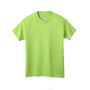 Hanes Youth 6 oz. Tagless T-Shirt - Dark/Colors Green, Lime