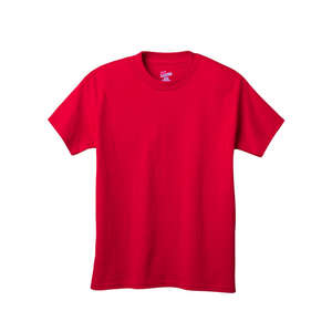 Hanes Youth 6 oz. Tagless T-Shirt - Dark/Colors Red, Deep