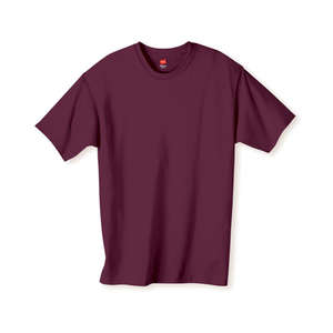Hanes Youth 6 oz. Tagless T-Shirt - Dark/Colors Maroon