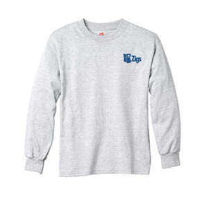Custom Promotional Hanes Youth 6 oz. Tagless Long-Sleeve T-Shirt - Light/Heather