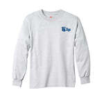 Custom Promotional Products - Hanes Youth 6 oz. Tagless Long-Sleeve T-Shirt - Light/Heather