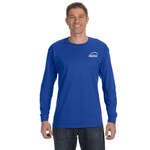 Customized T-Shirts - Hanes 6 oz. Tagless Long-Sleeve T-Shirt - Dark/Colors